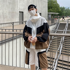 夏季连帽夹克衫防晒服套装运动风时尚防晒衣男XZ514-2-1612-P98，男装防晒衣，星座514-2(原B239)