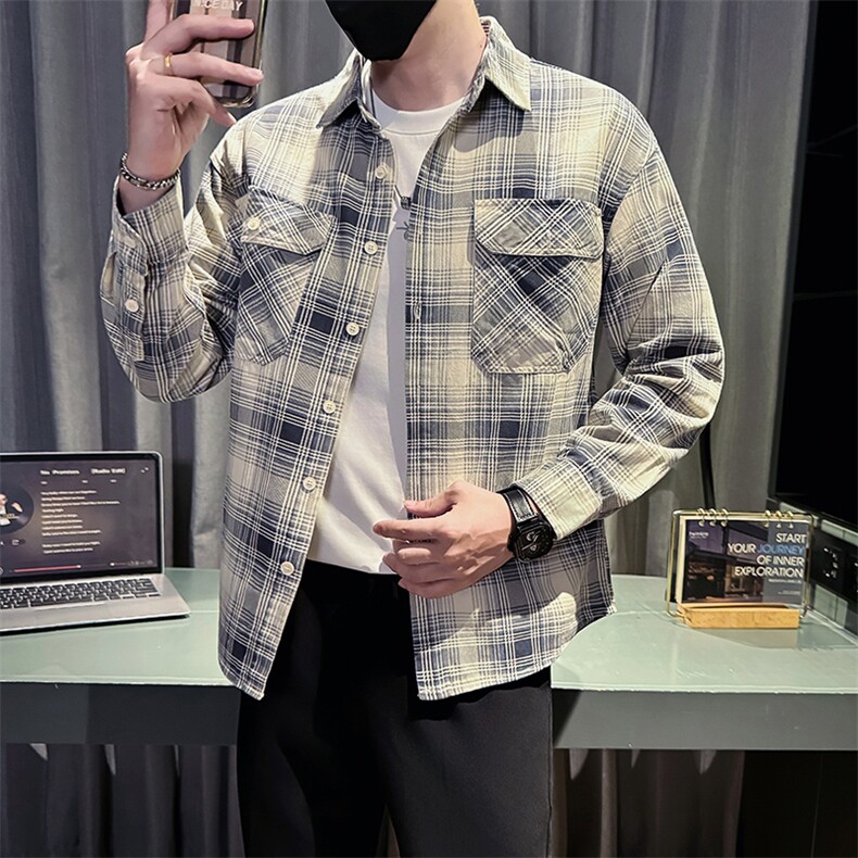 新款社会小伙秋冬男加厚寸衫型夹克男店主棉外套JK540-P68控98,男装夹克,星座301B-1