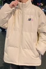 已注册港风直播抖音高品质宽松男羽绒棉加厚PU皮棉衣外套M1505P90，男装棉衣，电商C408(原B339-1)