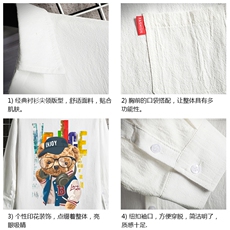 QC58211-P45亚七分袖衬衫男大码五分袖衬衣男短袖网格，男装衬衫，电商A040A