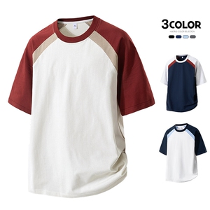 美式运动球服短袖男夏季潮牌重磅纯棉宽松休闲凉感t恤HH5712-P25图片