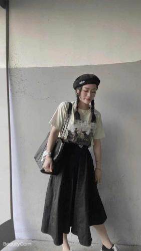 戴标新款半裙，女装半身裙，麦缇诺