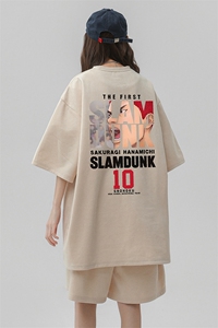 中性风  新款夏季麂皮绒套装休闲百搭短袖短裤 DT1105 P65控88图片