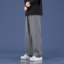 2021阔腿休闲拖地裤柔顺抗皱长裤 1228-特批：25图片