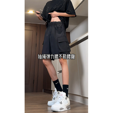 特批25夏季薄款美式运动短裤男锦纶97%其他3%，男装牛仔裤，电商基地A086