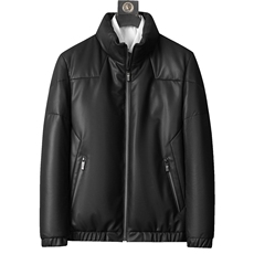 秋冬新款真皮羽绒服男绵羊皮鹅绒皮夹克加厚外套韩版皮衣P480，男装夹克，电商B360A（原721A）