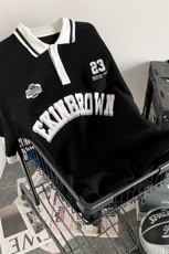 1polo衫男潮大码M-5XL情侣风翻领短袖T恤男DP7741P45控68，男装Polo衫，星座226-2