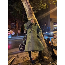网络图现货！高品质军大衣长款大学生早八零下防寒服JDY01-P85，男装棉衣，星座1005-6