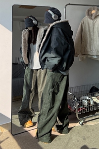 现货座山雕连帽棉衣加绒加厚棉服外套 310A-2 ZSD2302 特p110图片