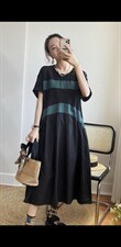 【现货】新款夏季高品气质拼接连衣裙，女装连衣裙，那简