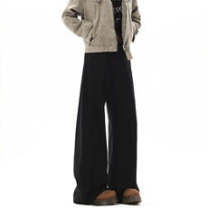 W9306-P58网图现货美式复古阔腿工装裤垂感裤子休闲百搭直筒裤，男装休闲裤，星座1608-2