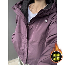 现货5W件冬季三防美式boxy解构连帽雪山冲锋衣棉衣男女棉服厚外套，男装夹克，电商A486