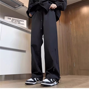 NJM82-P25 春季复古牛仔裤男美式潮牌百搭宽松直筒图片