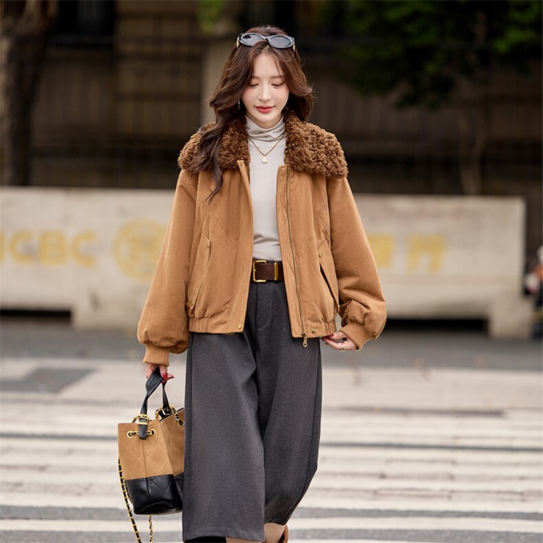 2025冬季新款工装派克服全毛加厚内胆,女装派克服,凯瑟曼