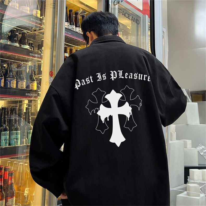 电商DSA028-MCSV567100棉P42新款水洗纯棉印花长袖衬衫男,男装衬衫,电商A028