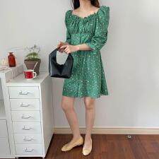 夏季新款韩系碎花连衣裙，女装连衣裙，FULE EDIT