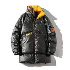 冬季新款加厚保暖中长款羽绒外套ins潮牌羽绒服男A305-2727-P190，男装羽绒服，电商B306