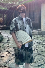 山水套装TZ77823特P50衬衫DCS77824特P30DK77825特P20套装控98，男装衬衫，星座226-1