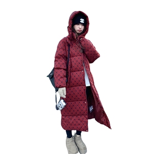 现货主推 连帽加厚加长大被子羽绒服外套2C219A-8008-P315-K418图片