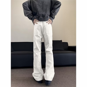 美式机能拉链铆钉伐木工装裤男  B4547 P50图片