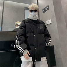 3W+库存！高品质202冬季撞色立领棉衣情侣保暖棉服MY213特P80，男装棉衣，电商B220