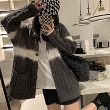 渐变大开衫，其它，XTZ style