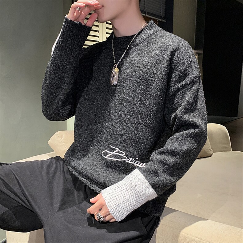 2021秋冬季毛衣男士保暖打底针织衫潮牌DS513T,男装针织衫/毛衣,电商A102