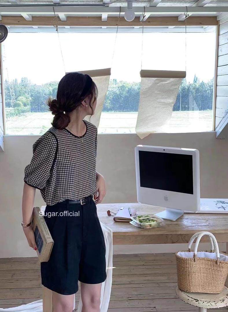 韩版格子上衣，其它，依多坊