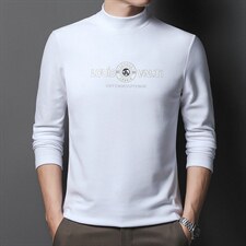 C576限价98元男式2023秋季新款长袖T恤双面澳绒男韩版男装体恤P70，男装T恤，电商B360