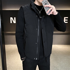标男士潮牌羽绒马甲保暖羽绒服刺绣坎肩背心MJ02-P145，男装背心/马甲，电商D327