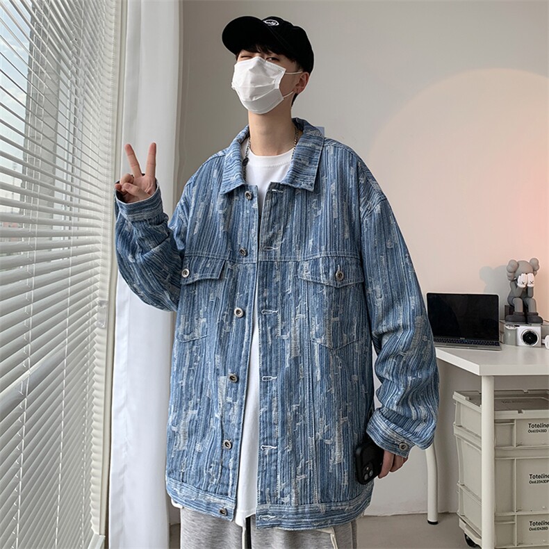 爆爆2023春季新款港风男士牛仔夹克情侣百搭潮流外套JK847-P75,男装夹克,星座1103-3