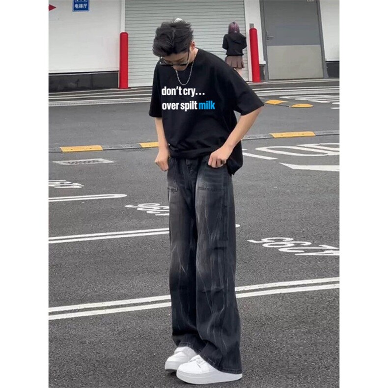 XZ809A/BBBT37/P20/控38重磅印花美式复古圆领T恤,男装T恤,星座809A(原222-1)