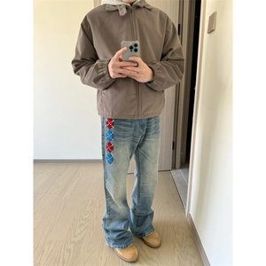 【有货】哈林顿外套男高级感痞帅美拉德翻领夹克XZ256CC-特P68图片