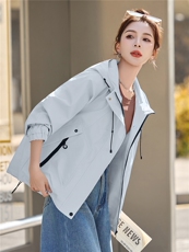 现货！现货！2026年春秋新款休闲宽松减龄短款外套女，女装短外套，以桐