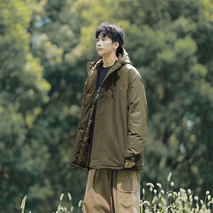 冬季新品保暖连帽棉衣休闲潮流青少年百搭棉服外套MY9083-P100图片