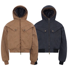 现货WT115-P140立体剪裁座山雕棉服男毛领外套情侣连帽夹克，男装夹克，星座1501-3