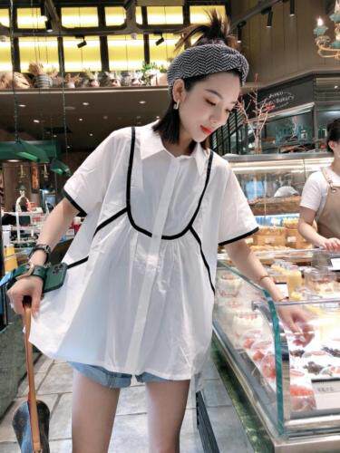 夏季娃娃衫版上衣，超款，女装，一杭