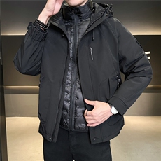 92805-M-4XL-P235标50绒三合一可拆卸内胆工装拼色羽绒服外套男，男装羽绒服，电商B255