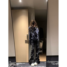 AK1659-P64美式多口袋修身显瘦微喇工装牛仔裤，男装牛仔裤，星座617A-2
