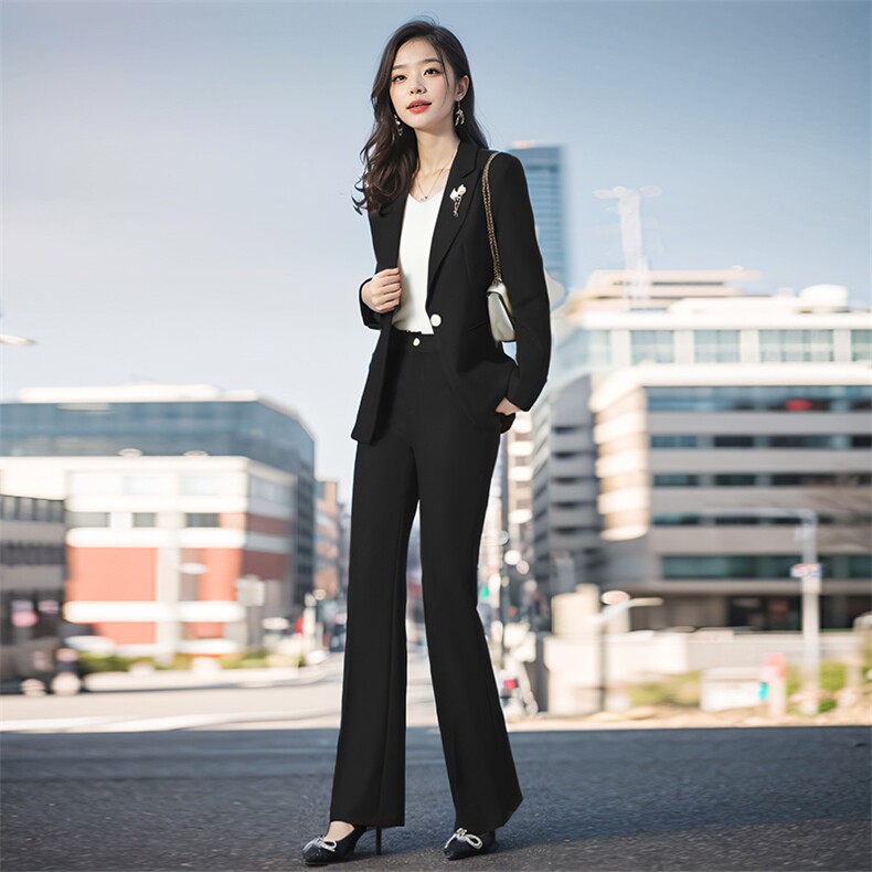 西装套装女2025新款小个子职业装气质女神范高端正装西服外套,女装套装/套裙,韩然一族