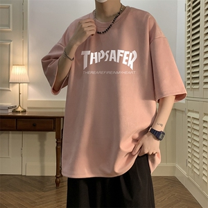 麂皮绒短袖t恤男大码半袖男 JD82007-P25图片