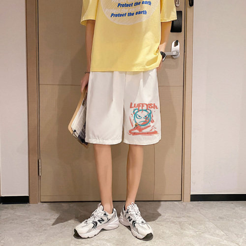 ！2023夏季新款个性印花休闲短裤男潮流宽松五分裤KC286-P20,男装休闲裤,电商B371
