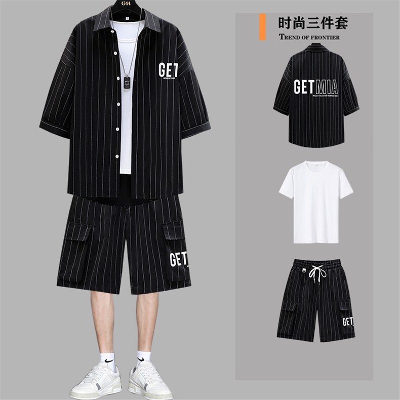 TZ173休闲港风新款潮流帅气ins潮牌慵懒时尚,男装休闲套装,星座218-1（原230）