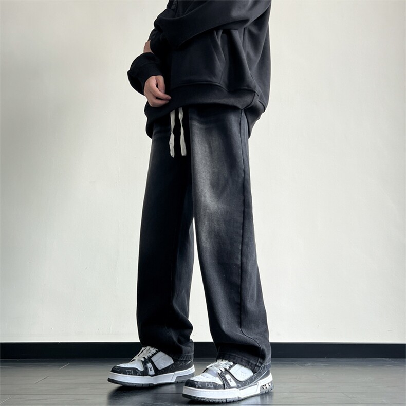 早秋新款牛仔裤水洗宽松休闲长裤子212-2-K003-特P45,男装牛仔裤,星座808A-1