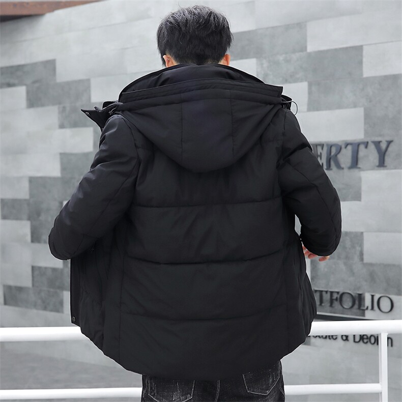 冬季男士棉衣大棉袄棉服立领连帽防风防寒宽松M192,男装棉衣,星座1207
