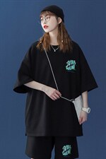 中性2023夏季简约宽松ins圆领短袖运动风T恤套装TZ14P50控68，男装休闲套装，A247A