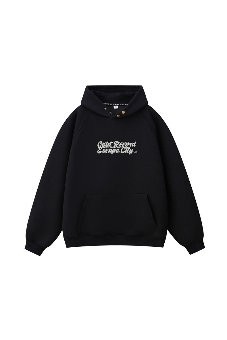 美式重磅纽扣字母印花加绒连帽卫衣秋冬潮男棉套头外套GW0101-P70,女装短外套,星座216(原A116)