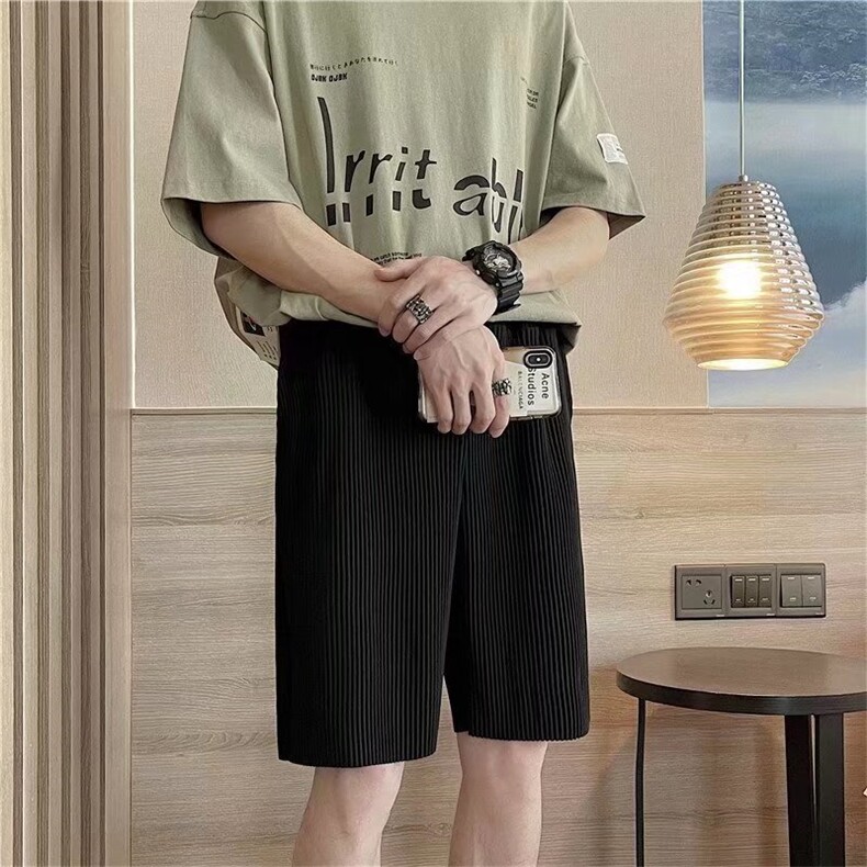 男春季潮流时尚休闲冰丝短裤G25P26,男装休闲裤,星座1116-2