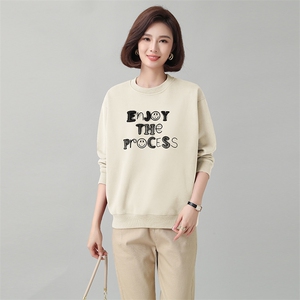 时尚宽松加绒卫衣女秋冬新款韩版百搭显瘦长袖上衣学生休闲外套图片