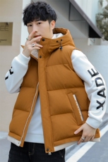 2024新款冬季棉衣潮牌连帽羽绒棉服加厚马甲男外套A436-871-P85，男装背心/马甲，电商A436